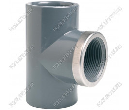 Тройник 90° c металлическим кольцом EFFAST d32x1