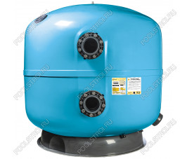Фильтр AquaViva MS2000 (157 м³/ч, 2000 мм, 5610 кг, 140 мм, 2,5Бар, 1 м засыпка) + люк д/выгрузки и смотровое стекло