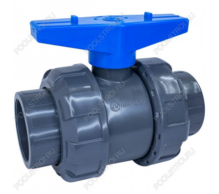 Кран шаровый d25 (уплотнение TPV, остальное EPDM) с муфтовым окончанием AQUAVIVA