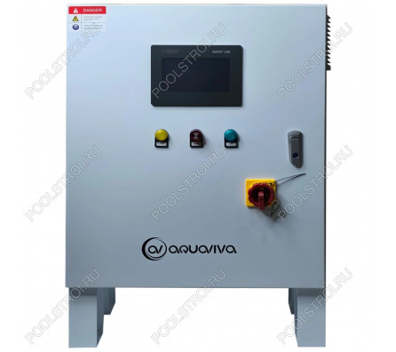 Уф установка AquaViva AVMUV 200 , до 200м3, DN200, 2*2КВтАвтоочист, UV дат. , t дат.,сенс.дисп